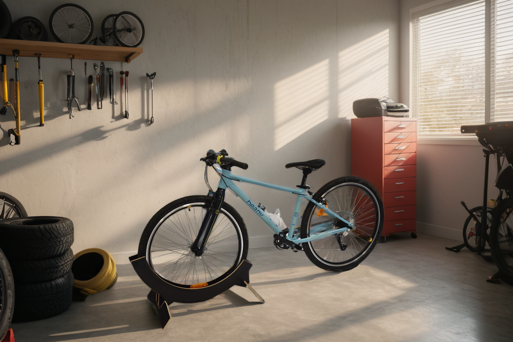 Justerbart sykkelstativ