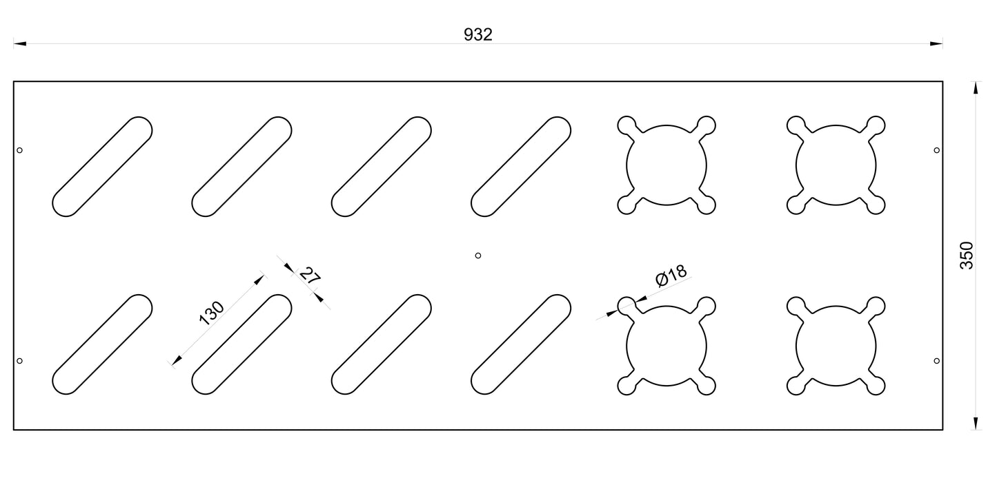 Kombinert skistativ i tre for ski og staver