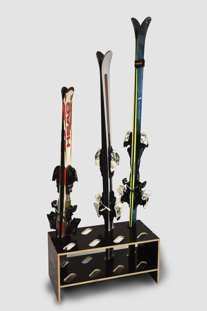 Skistativ i tre - 8 par, 61x33cm
