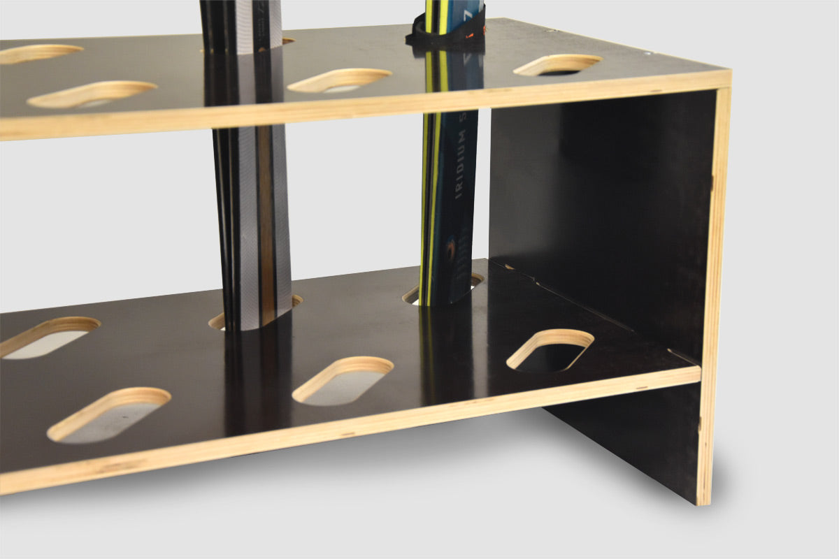 Skistativ i tre - 8 par, 61x33cm