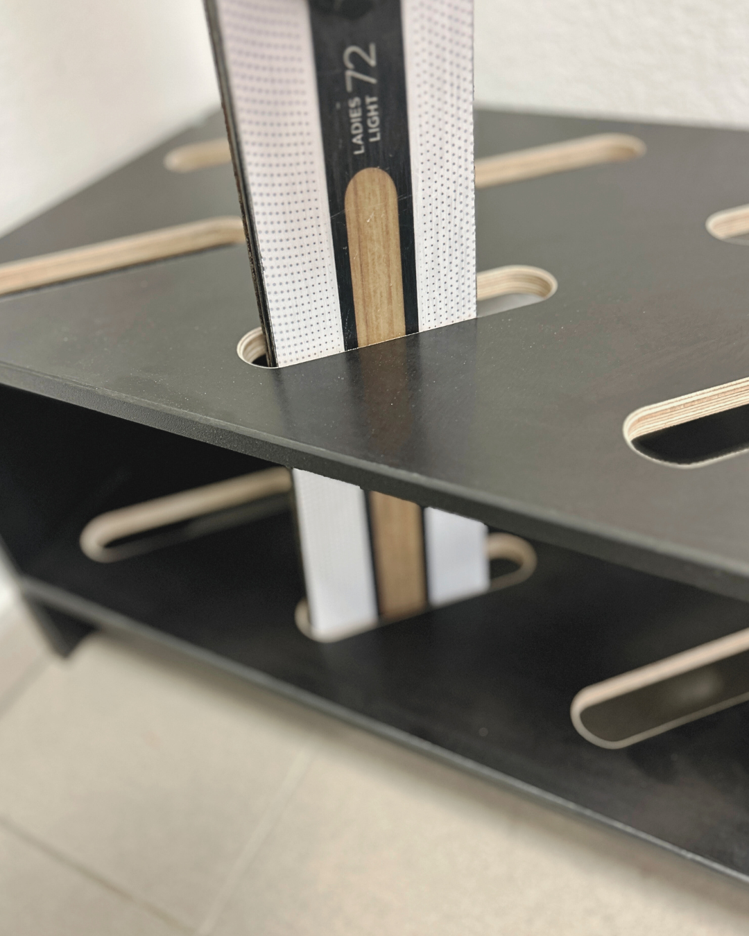 Skistativ i tre - 8 par, 61x33cm