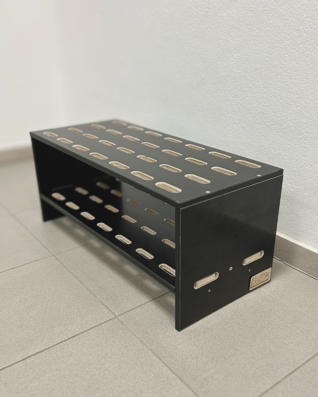 Skistativ i tre for 14 par langrennsski