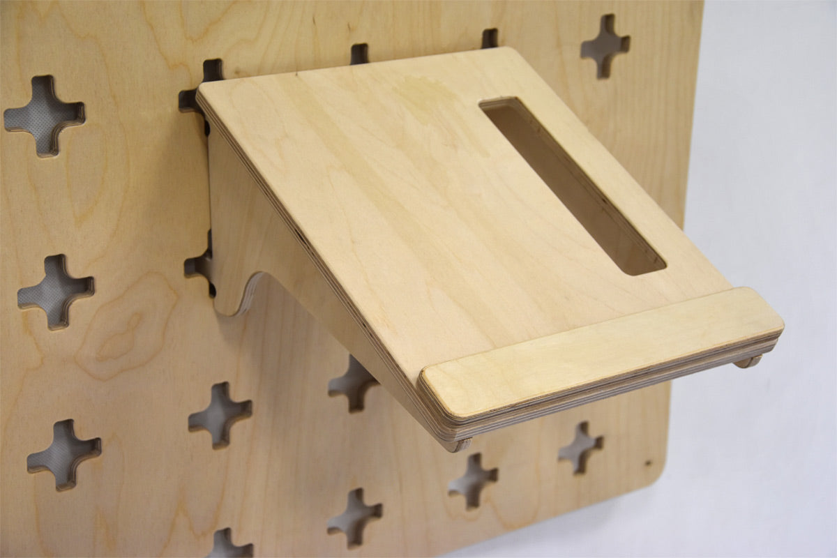 Holder for handheld circular saw